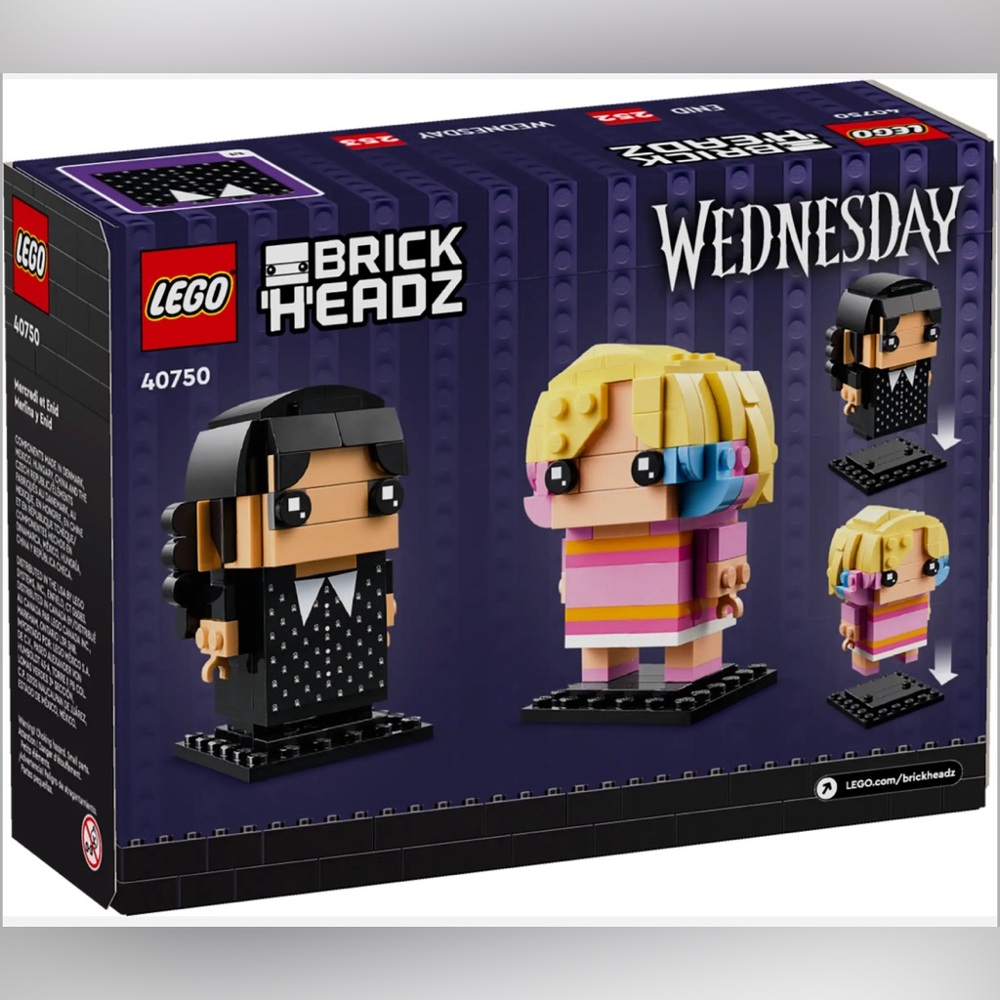 LEGO® BrickHeadz™ Wednesday & Enid #40750 NEW in Sealed Box